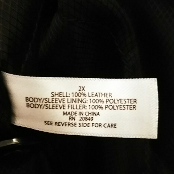 Long leather coat 2X - Picture 4 of 4